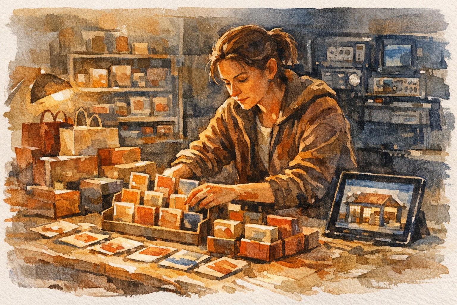 Illustration of distributed trace spans connecting an AI agent to MCP tool servers with observability signals flowing through